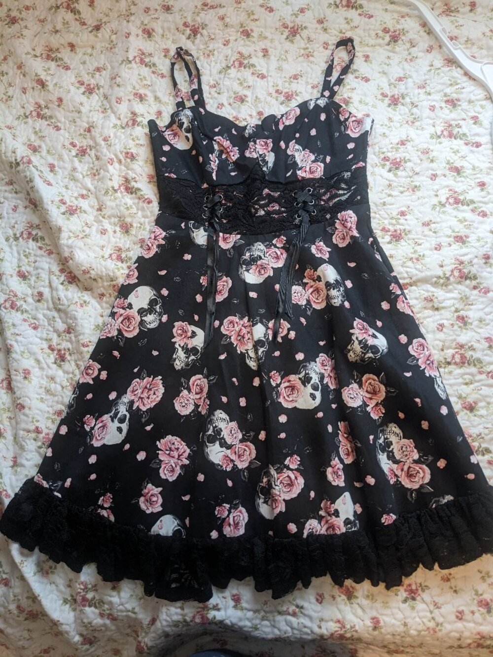 Skull rose dress